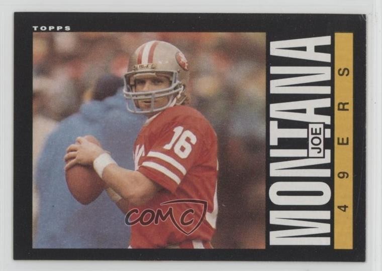 1985 Topps Joe Montana #157 HOF 1pj5