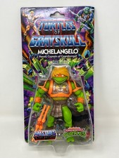 Masters of the Universe Origins Turtles of Grayskull Michelangelo Posable Action
