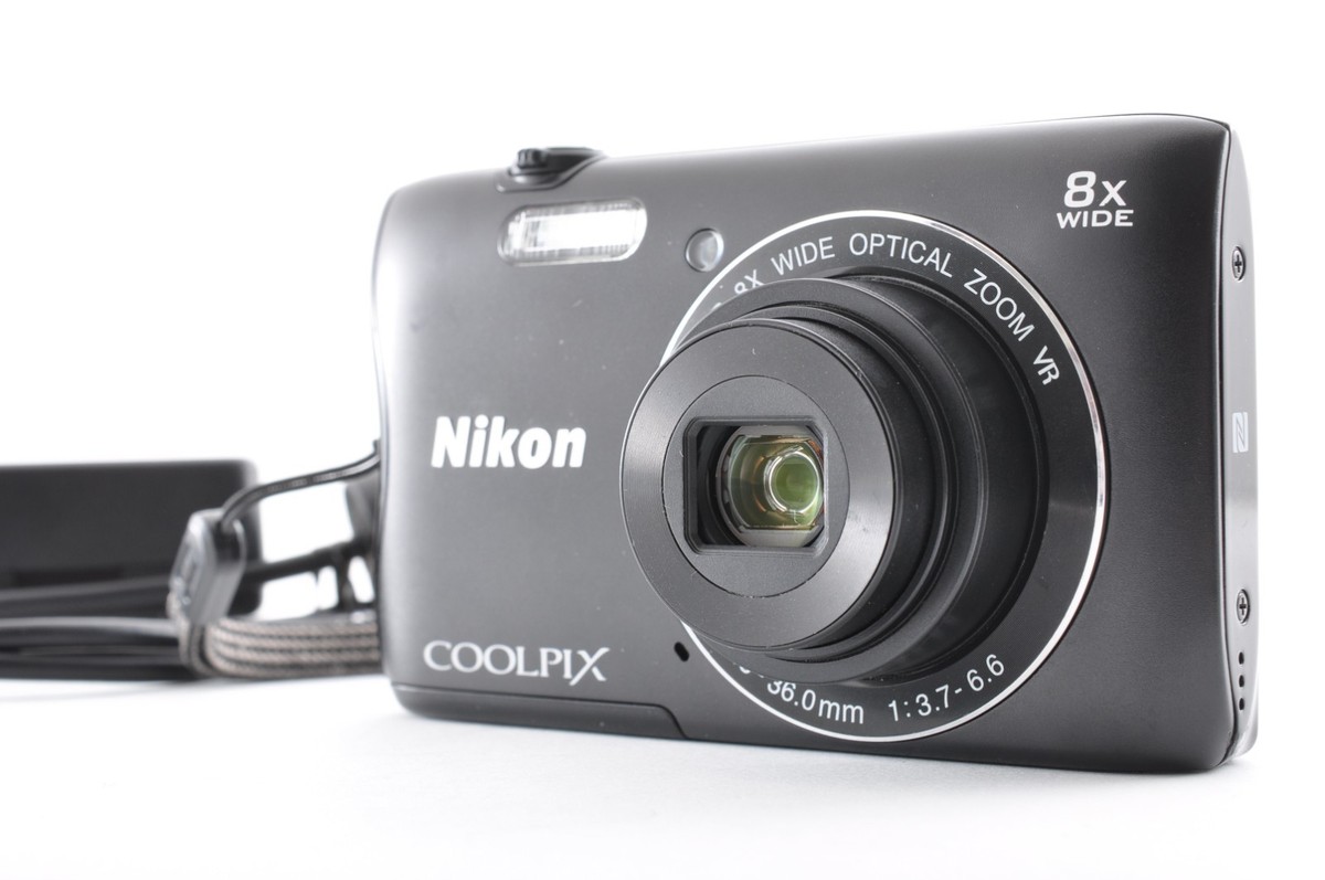 Nikon Coolpix S3700 Black Excellent+5 20.1MP Compact Digital Nikon Coolpix S3700 Black Excellent+5 20.1MP Compact Digital