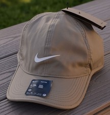 NWT NIKE Dri-Fit Club Featherlight Tennis/Running Adult Adj Hat-Size L/XL KHAKI
