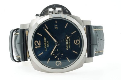 Panerai Luminor GMT PAM 01033 PAM01033 44mm blaues Zifferblatt 12/2020 12437U