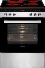 Siemens Standherd 60 cm Edelstahl HK 9 R 30250 *A* mit Glaskeramikkochfeld