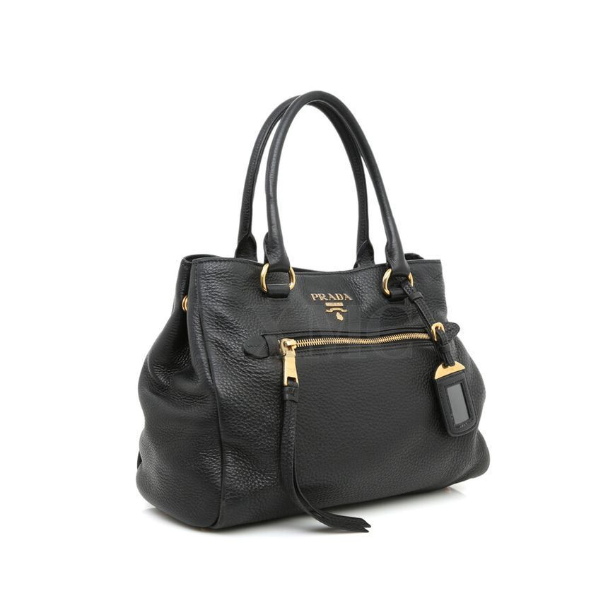 Prada Vitello Phoenix Tote Dino Boston Black Crossbody Bag Prada Vitello Phoenix Tote Dino Boston Black Crossbody Bag