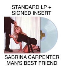  SIGNED INSERT SABRINA CARPENTER MAN  S BEST FRIEND STANDARD LP  READY TO SHIP 