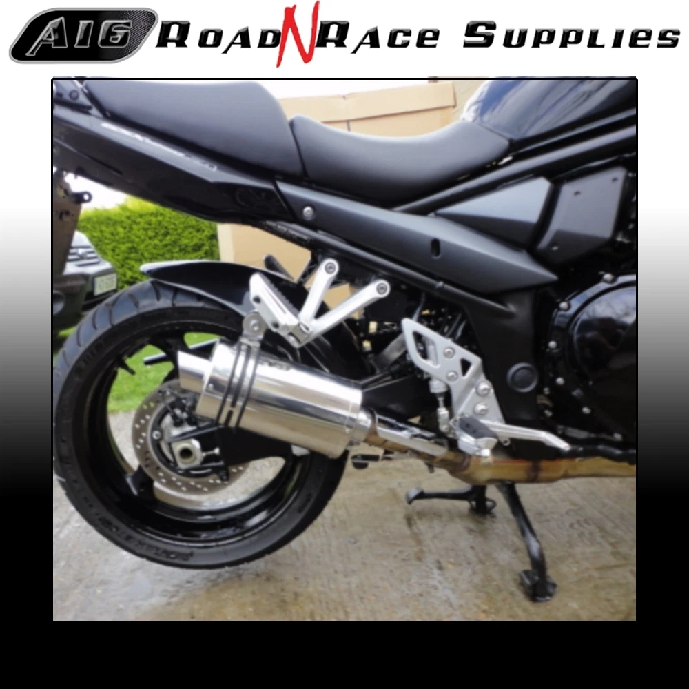 Suzuki BANDIT GSF 1250 2007 2017 A16 Stubby Stainless Exhaust with
