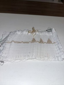 Unfinished Pleated Smocking Insert 8 Rows To Work