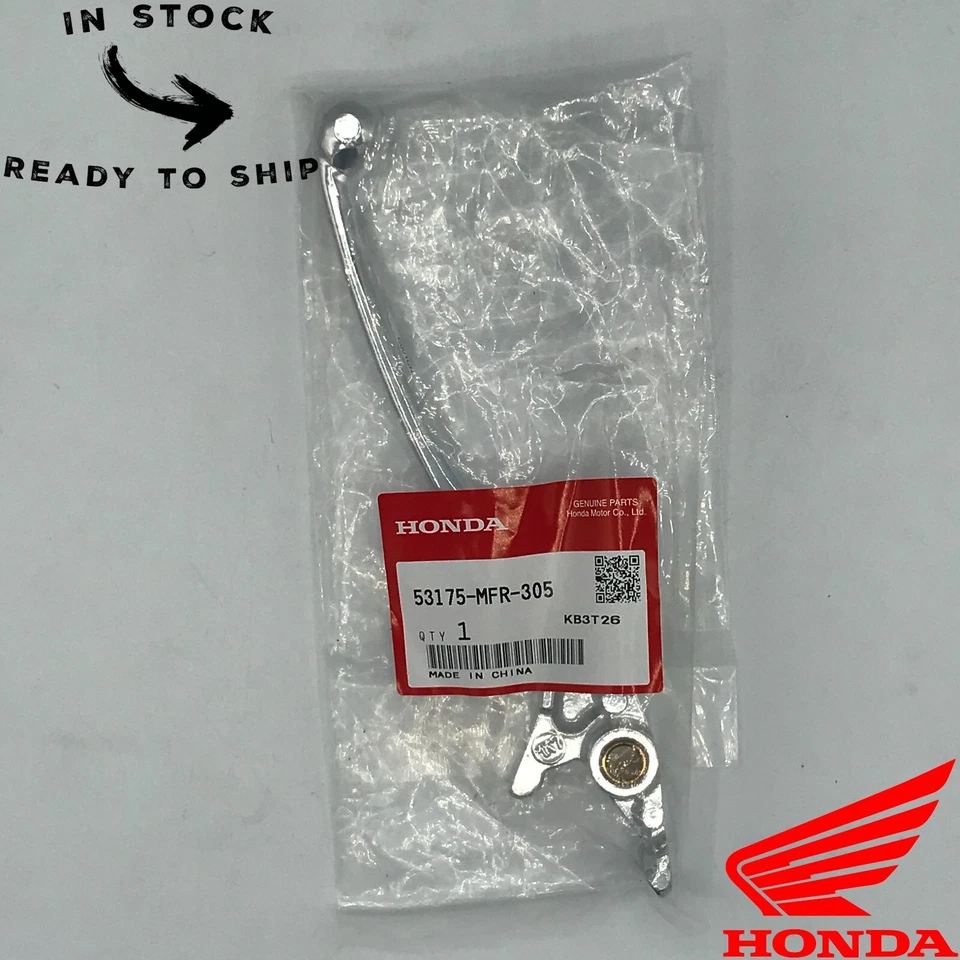 Palanca de freno delantera genuina OEM Honda 53175-MFR-305 Foto 3 de 3