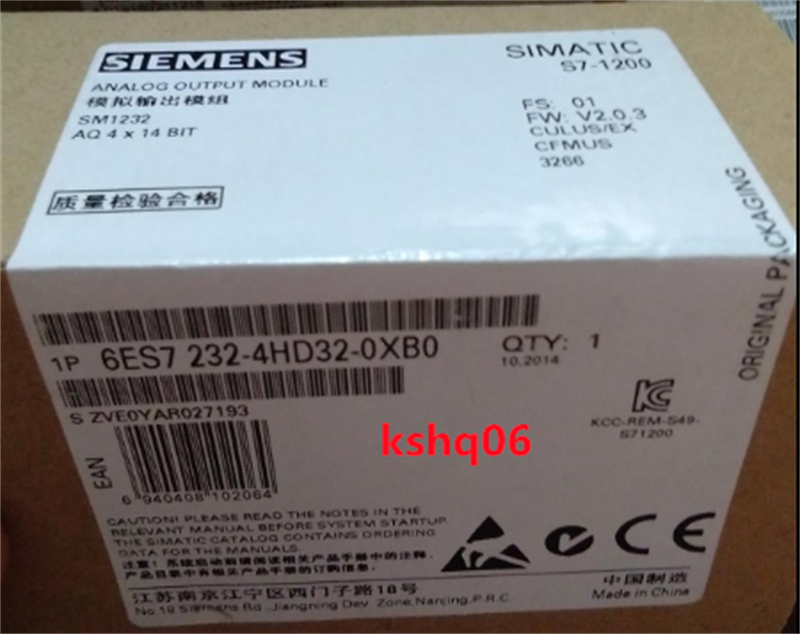 1PC Siemens 6ES7232-4HD32-0XB0 6ES7 232-4HD32-0XB0 fast delivery | eBay
