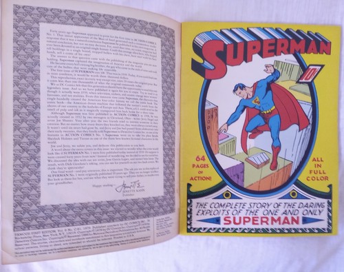 DC Comics Famous 1st Edition Lot C-26 C-61 25 Superman Action #1 Reprint Giant - Picture 7 of 24