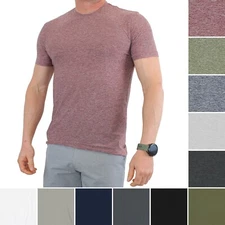 True Classic Men's Short Sleeve Shirt Active Crew Neck Tagless Moisture Wicking