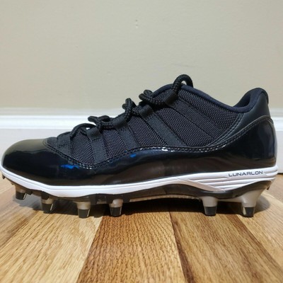 black jordan 11 cleats