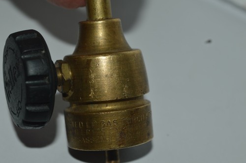 WELLER LP Gas Torch Mod HT511 Brass Pencil Burner Jet Tested Works Vintage - Picture 9 of 12