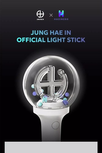 JUNG HAE IN OFFICIAL LIGHT STICK w/ Strap,Photo Card,Tracking/FANLIGHT MD GOODS - Picture 2 of 9