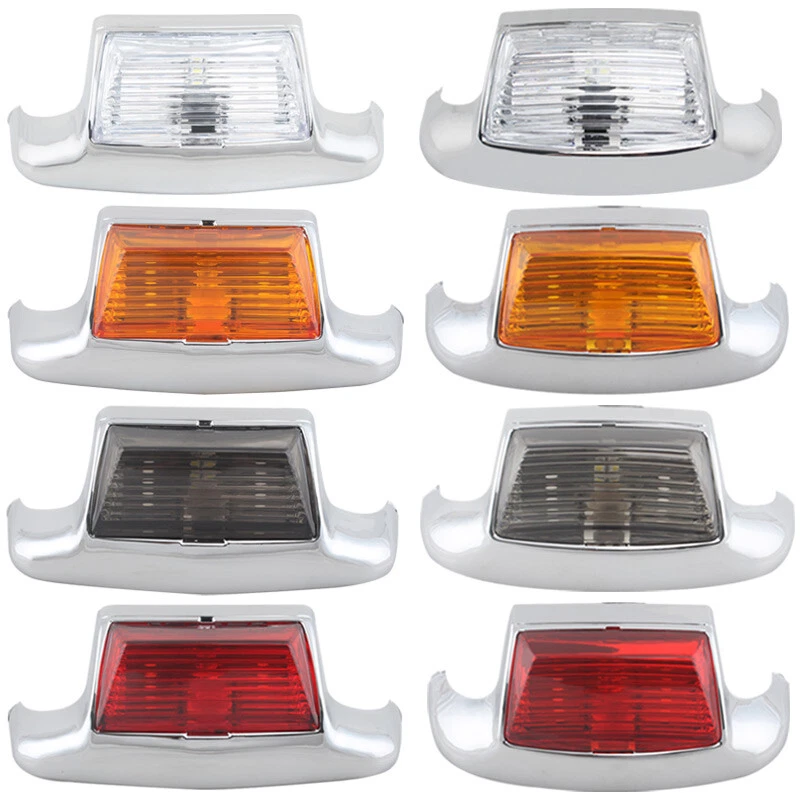 Luz de punta de guardabarros delantero/trasero para Harley Electra Glide FLHTCU Ultra Classic FLSTN Foto 2 de 4