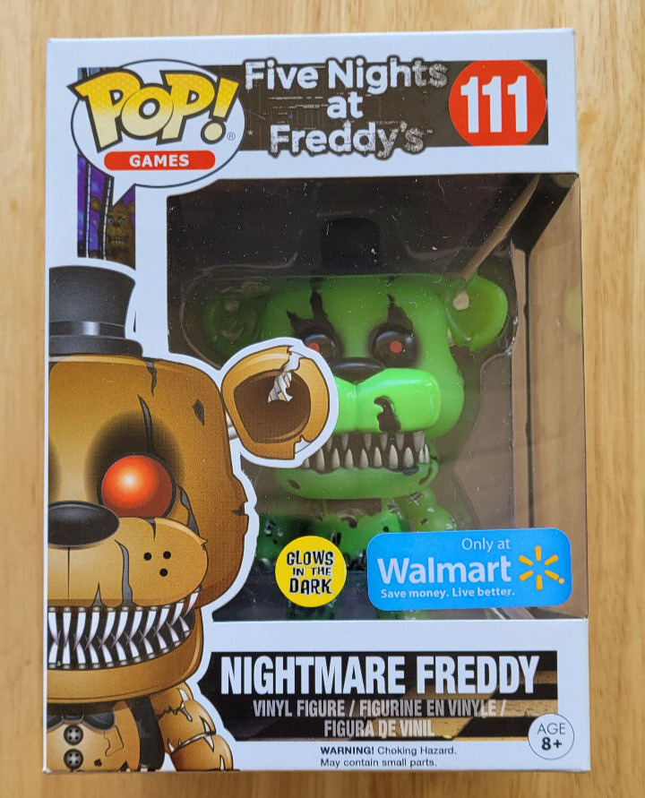 POP Games: Five Night's at Freddy's Glow in the Dark Nightmare Freddy  Walmart Exclusive 