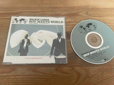 CD Pop Walkin' Large - Boy Meets World (2 Song) Promo WEA DOWNBEAT sc
