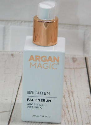 ARGAN MAGIC Brighten Face Serum w/ Argan Oil/Vitamin C Brightening 2oz NEW #DF82