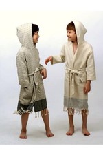 Premium Quality Turkish Peshtemal Bathrobe For K DS Grey