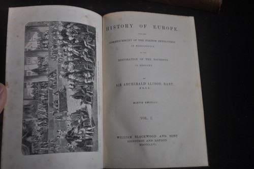 1866 *20 Volumes COMPLETE+* History of Europe From French Revolution A Alison - Picture 2 of 11