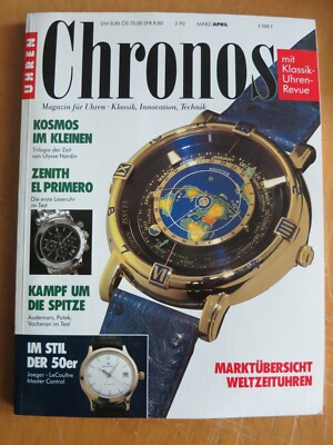 CHRONOS Nr. 2 1993 Uhren Magazin: Zenith El Primero Rainbow, Jaeger LeCoutre