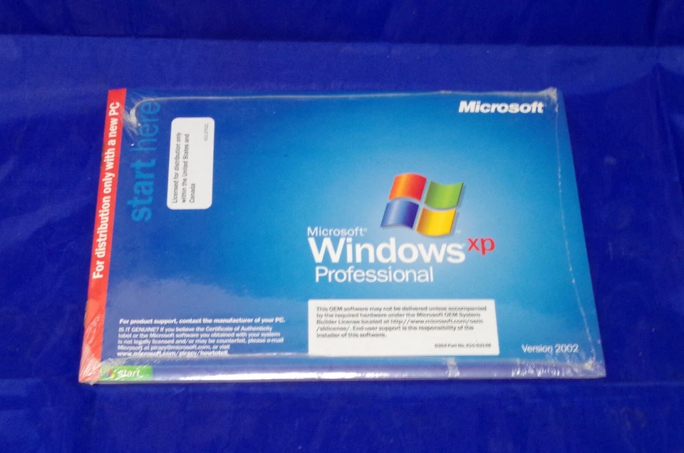 Microsoft Windows XP OEM Operating System Software for sale - eBay