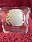 Cole Hamels Signed Autographed Official Major League Baseball