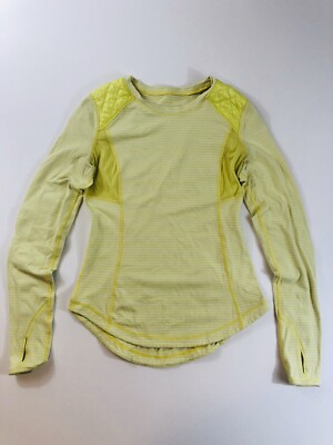 yellow long sleeve top