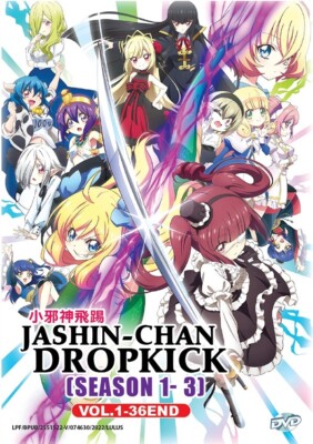 DVD Anime Jashin-Chan Dropkick Season 1-3 TV Series (1-36 End