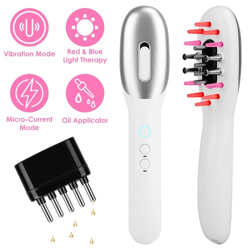 Cordless Electric Massager Deep Scalp Massage Comb Brush for Hair Growth Therapy - Picture 2 of 16