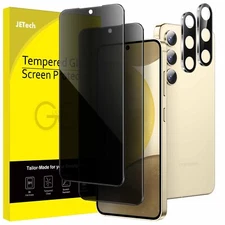 JETech Privacy Screen Protector for Samsung Galaxy S24 5G 6.2-Inch, 2-Pack