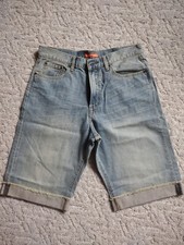 Vintage ED Hardy Denim Blue Shorts Jorts Mens...