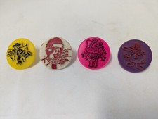 Lot of 4 McDonalds Plastic Rings Happy Meal Toys Birdy Grimace Hamburgler Ronald