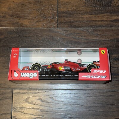 Bburago 1:24 SF23 #16 Ferrari Leclerc – Maquette Statique En Alliage – Collection Adulte