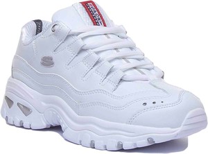 skechers white chunky trainers