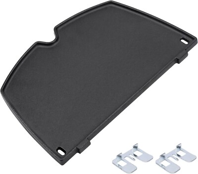 6559 Cast Iron Cooking Griddle for Weber Q200 Q220 Q240 Q260 Q2000 Q2200 Q2400
