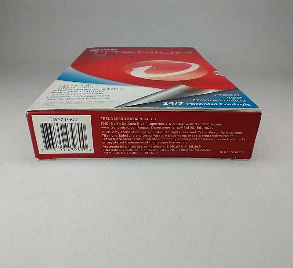 Trend Micro Titanium 2013 Maximum Security Social Networking Safety Parental - Image 4 of 4