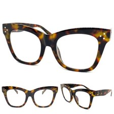 Oversized Classic Retro READING Eye Glasses Readers Thick Tortoise Frame 3.00