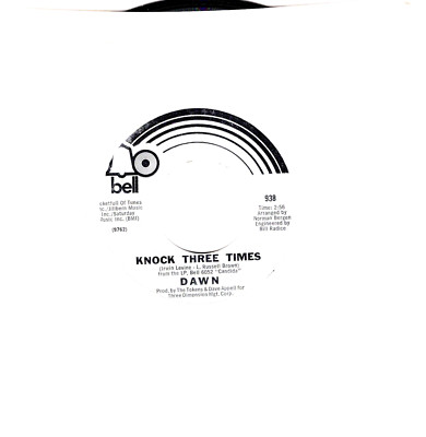 Dawn:   Knock Three Times / Home .. 45 RPM 4082