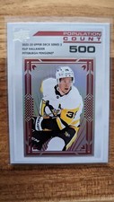 2022 23 Upper Deck Filip Hallander Rookie Population Count 500 #PC-57 Penguins 