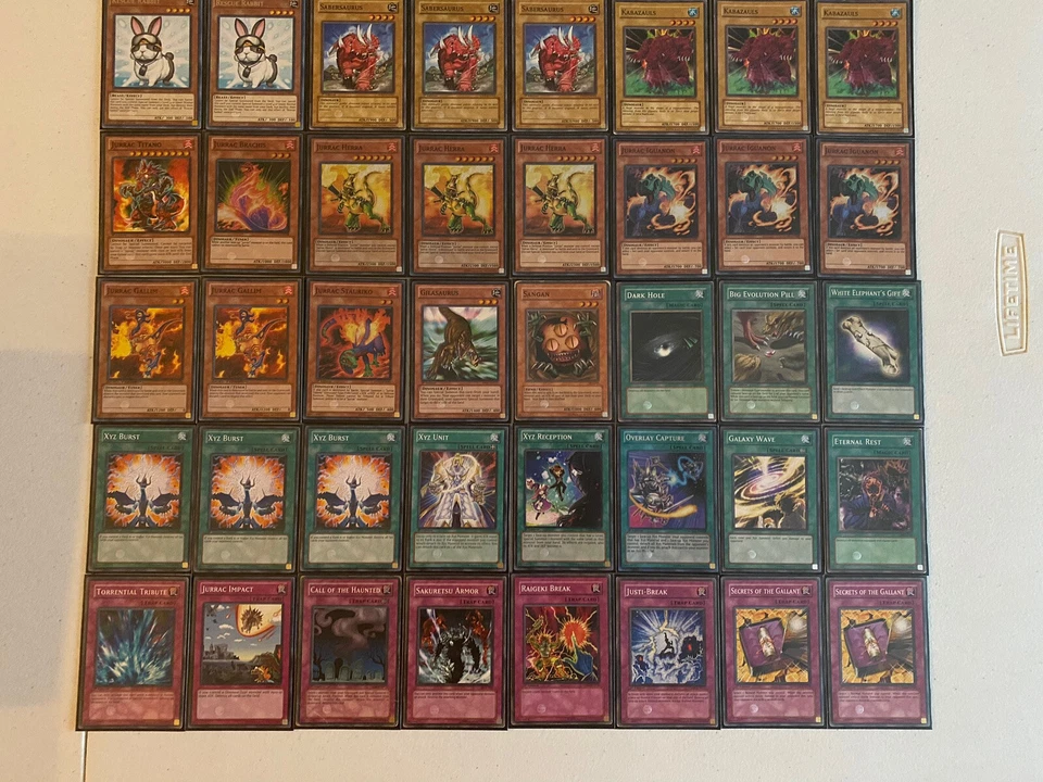 YUGIOH Dino Rabbit 2012 Deck with Sleeves Complete 44 - Cards - Image 4 of 4