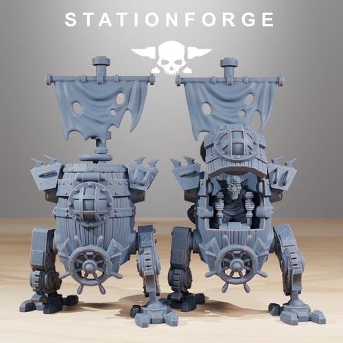 Orc Gob Pirate Bots, Gobboz, Killer Division, Stationforge (with Crew) x4 - Picture 4 of 10