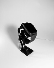 Apple Watch Stand  Charging Dock  Desk Nightstand  BLACK WHITE RED GRAY BLUE 