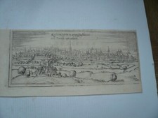 Regensburg, anno 1575, Braun/Hogenberg Radierung, verlegt von Braun/Hogenberg,