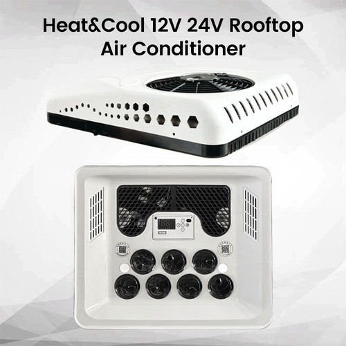 RV Rooftop Air Conditioner w/Heat 12 Volt Campervan Caravan Buses Rooftop AC - Picture 15 of 19