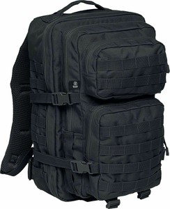 Brandit Mochila Bolsa Hombre Mujer Militar Acampada US Cooper 40 Litros  Negro | eBay