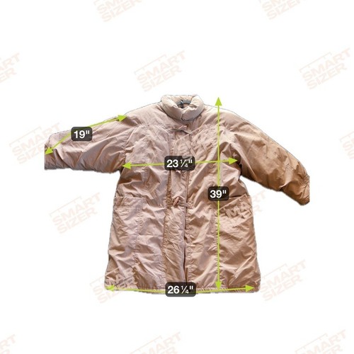 Cyclone Down Puffer Coat Beige 22W Quilted - Picture 17 of 17