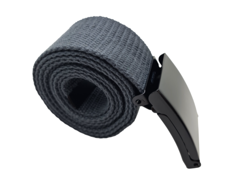Unisex High Quality Canvas Fabric Webbing Belt Black Buckle Army Style - Picture 152 of 184