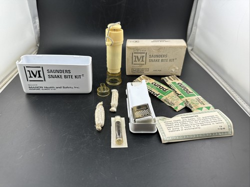 Saunders Snake Bite Kit- Marion Health Cat. No 12-39-10 New- Unused📦