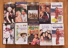 10 LOT SEALED VHS Movies Four NRs Three Gs Three PGs Classics Comedy FREE SHIP