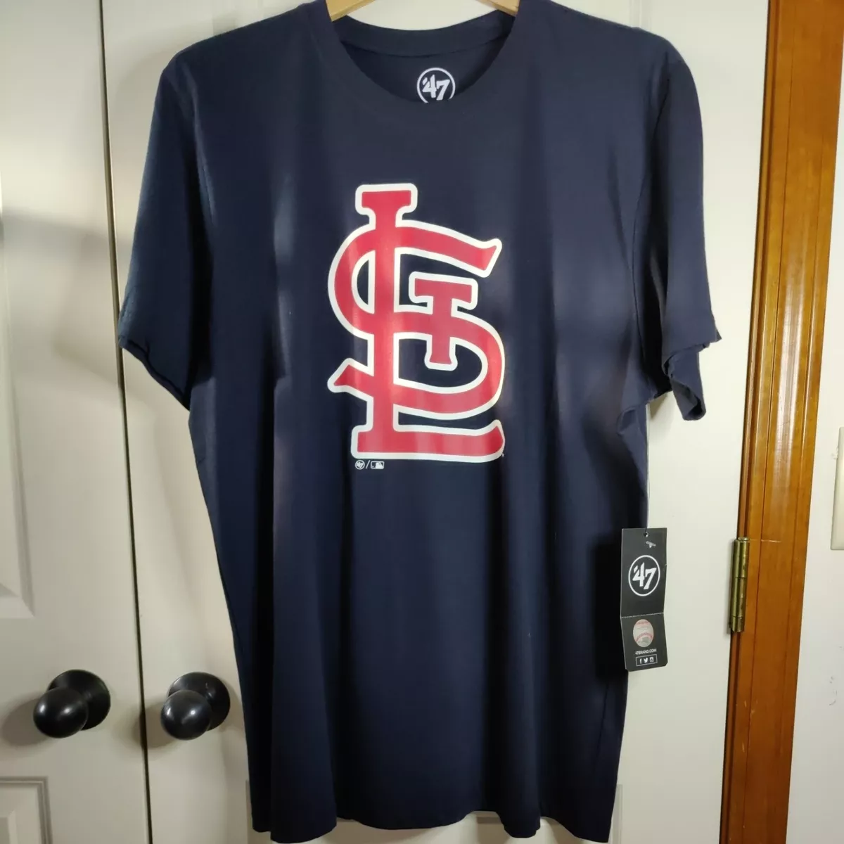 47 Brand St. Louis Cardinals T-Shirt - Men's T-Shirts in Navy